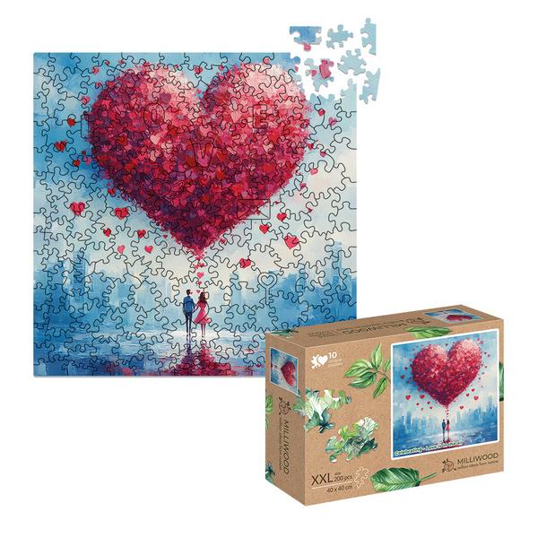 Drewniane puzzle- Milliwood-Miłość wisi w powietrzu  Alexander